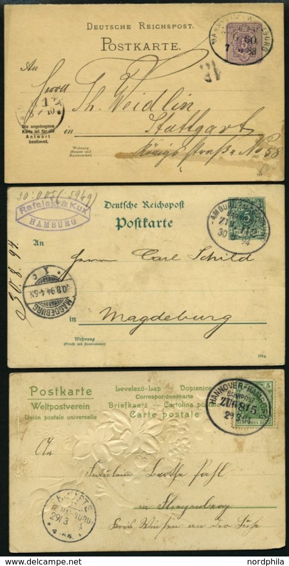 BAHNPOST 1874-1923, 10 Verschiedene, Teils Interessante Belege, Feinst/Pracht, Besichtigen! - Frankeermachines (EMA)