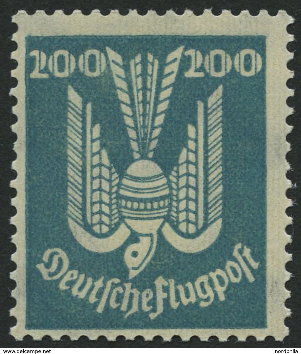 Dt. Reich 349 **, 1924, 200 Pf. Holztaube, Normale Zähnung, Pracht, Mi. 350.- - Altri & Non Classificati