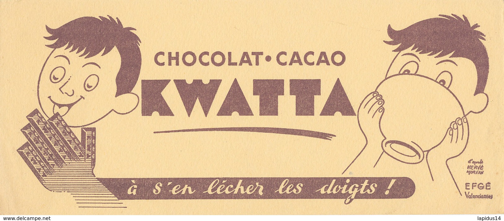 BU 1541 -/  BUVARD   CHOCOLAT  CACAO  KWATTA - Chocolat