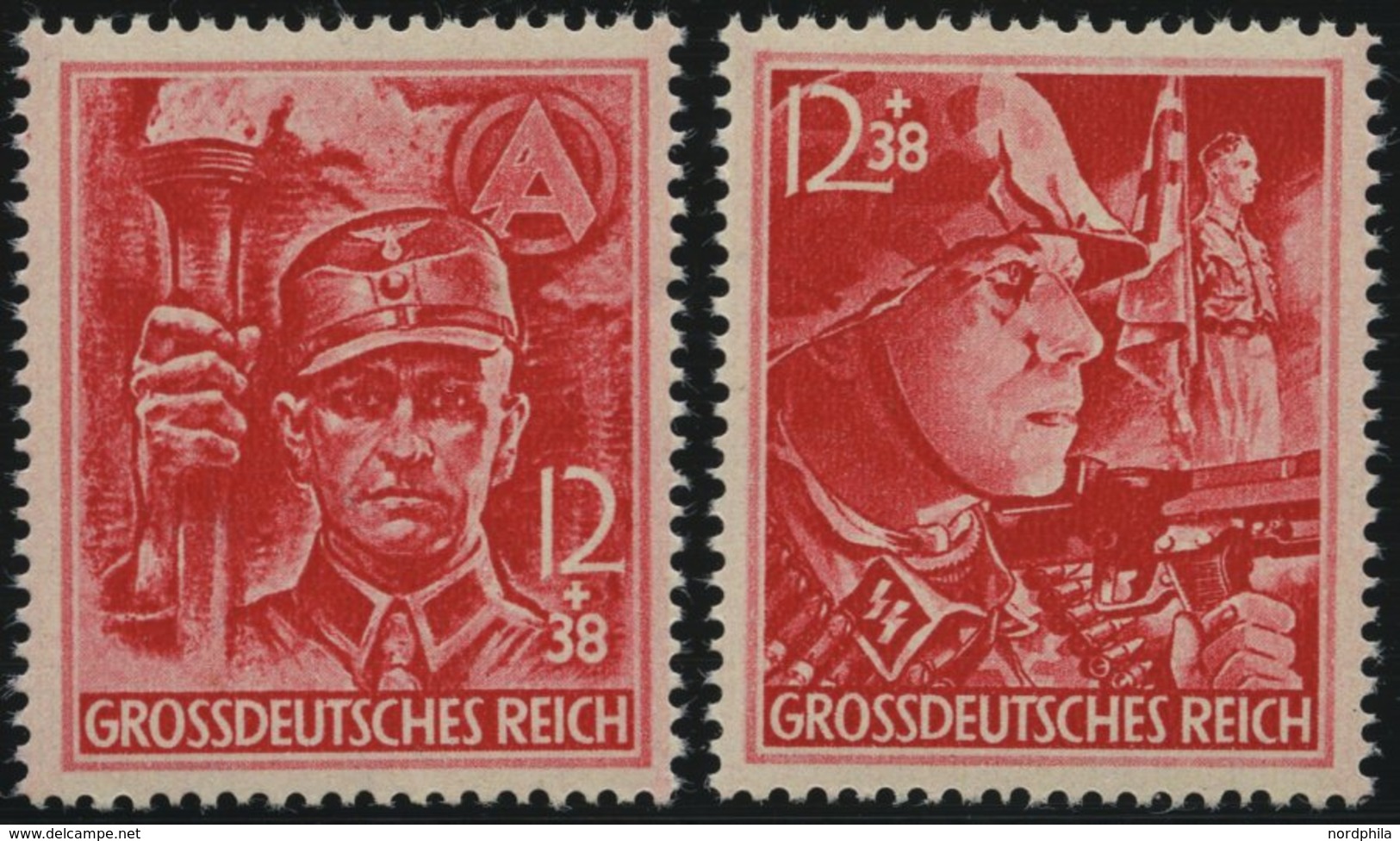 Dt. Reich 909/10 **, 1945, SA Und SS, Pracht, Mi. 90.- - Other & Unclassified