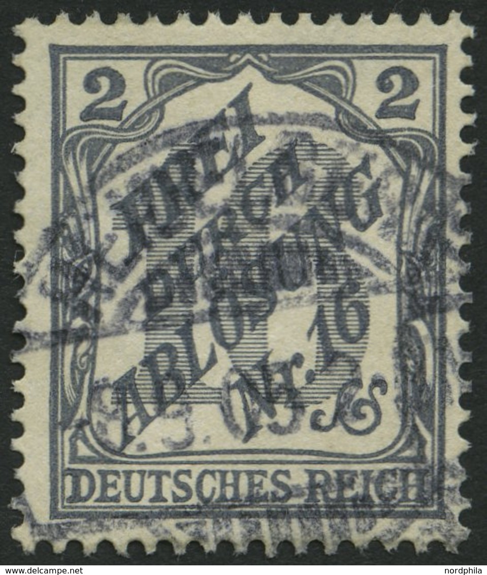 DIENSTMARKEN D 9 O, 1905, 2 Pf. Baden, Pracht, Mi. 100.- - Service