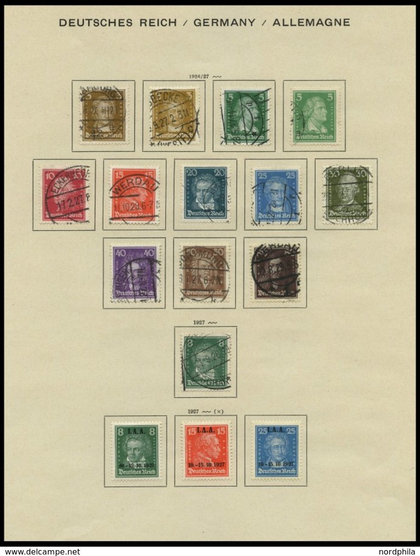 SAMMLUNGEN O,* , 1872-1945, Saubere Sammlung Dt. Reich Mit Vielen Guten Mittleren Ausgaben, Erhaltung Meist Feinst/Prach - Used Stamps