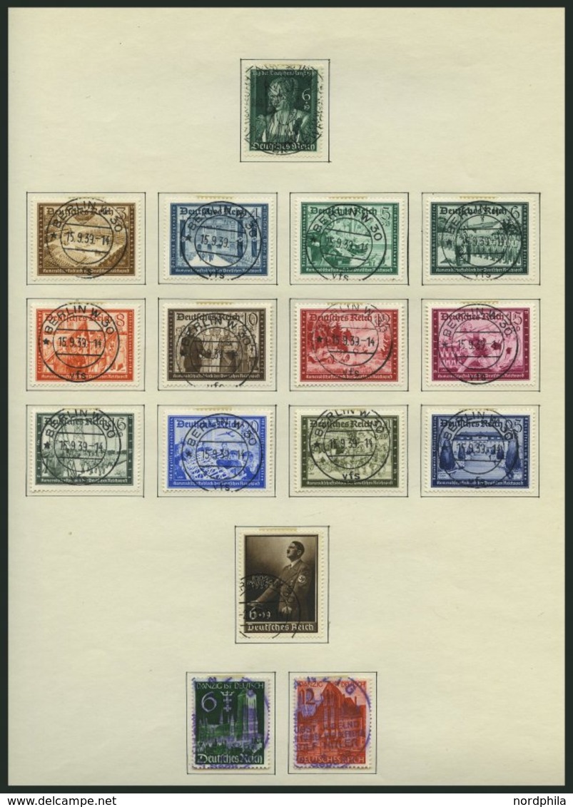 SAMMLUNGEN O, 1935-44, Sauberer Gestempelter Sammlungsteil, Fast Nur Pracht, Mi. 900.- - Used Stamps