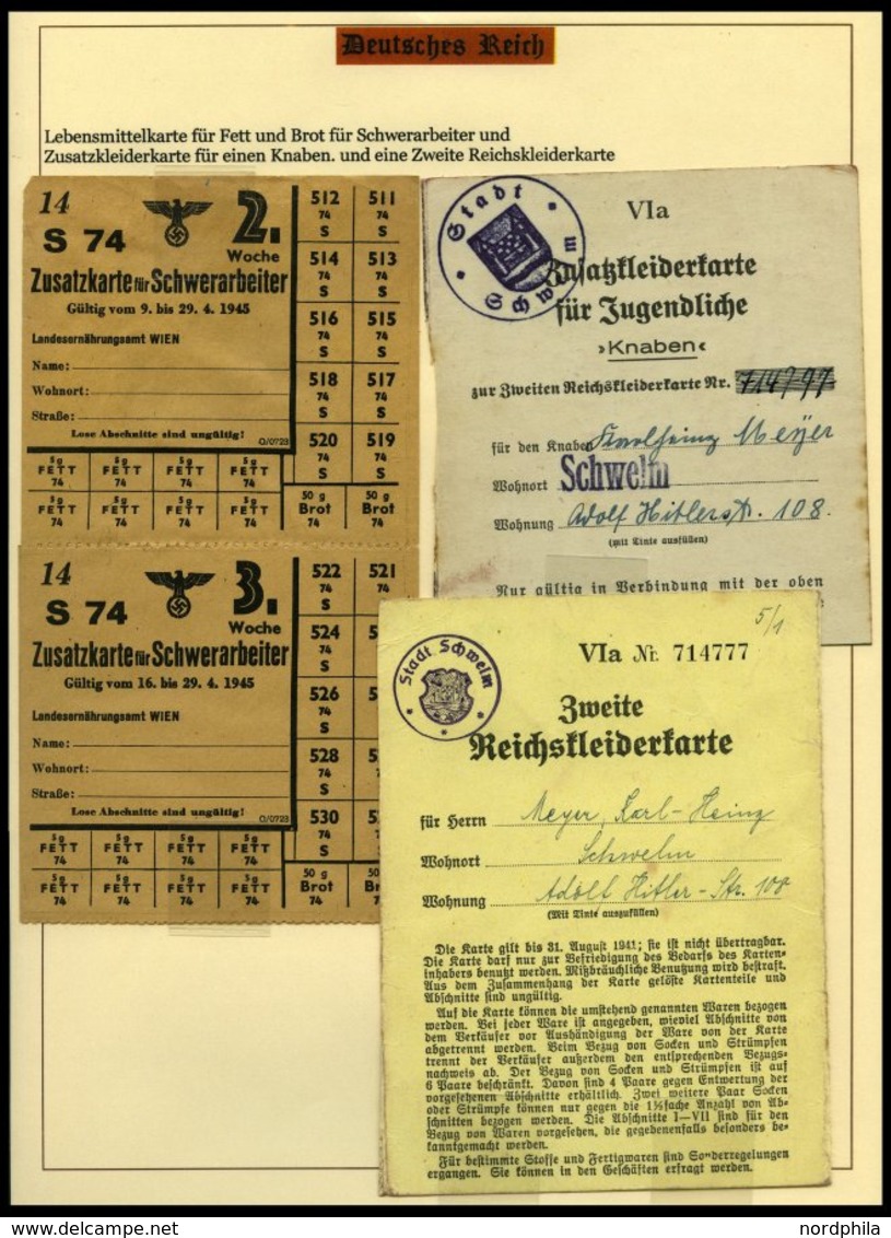 SAMMLUNGEN Brief,BrfStk , 1937-45, Motivsammlung Die Hitler-Jugend, eine hochinteressante Dokumentation auf 65 Seiten au