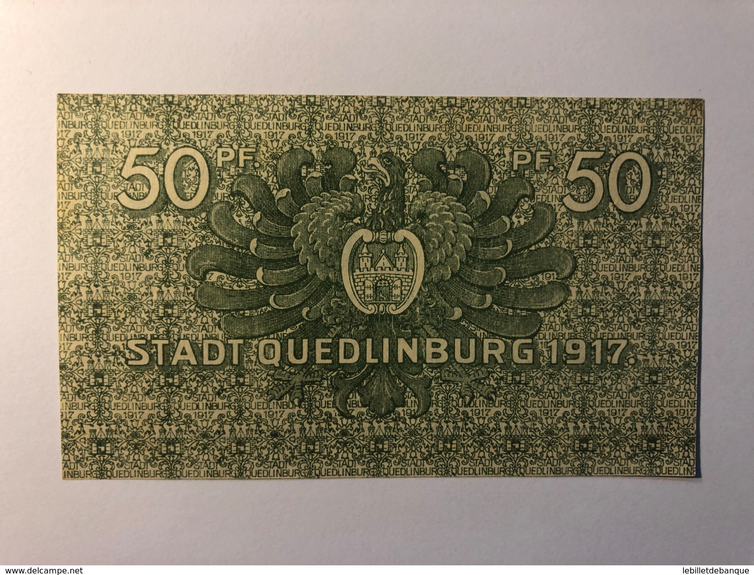 Allemagne Notgeld Quedlinburg 50 Pfennig - Collezioni