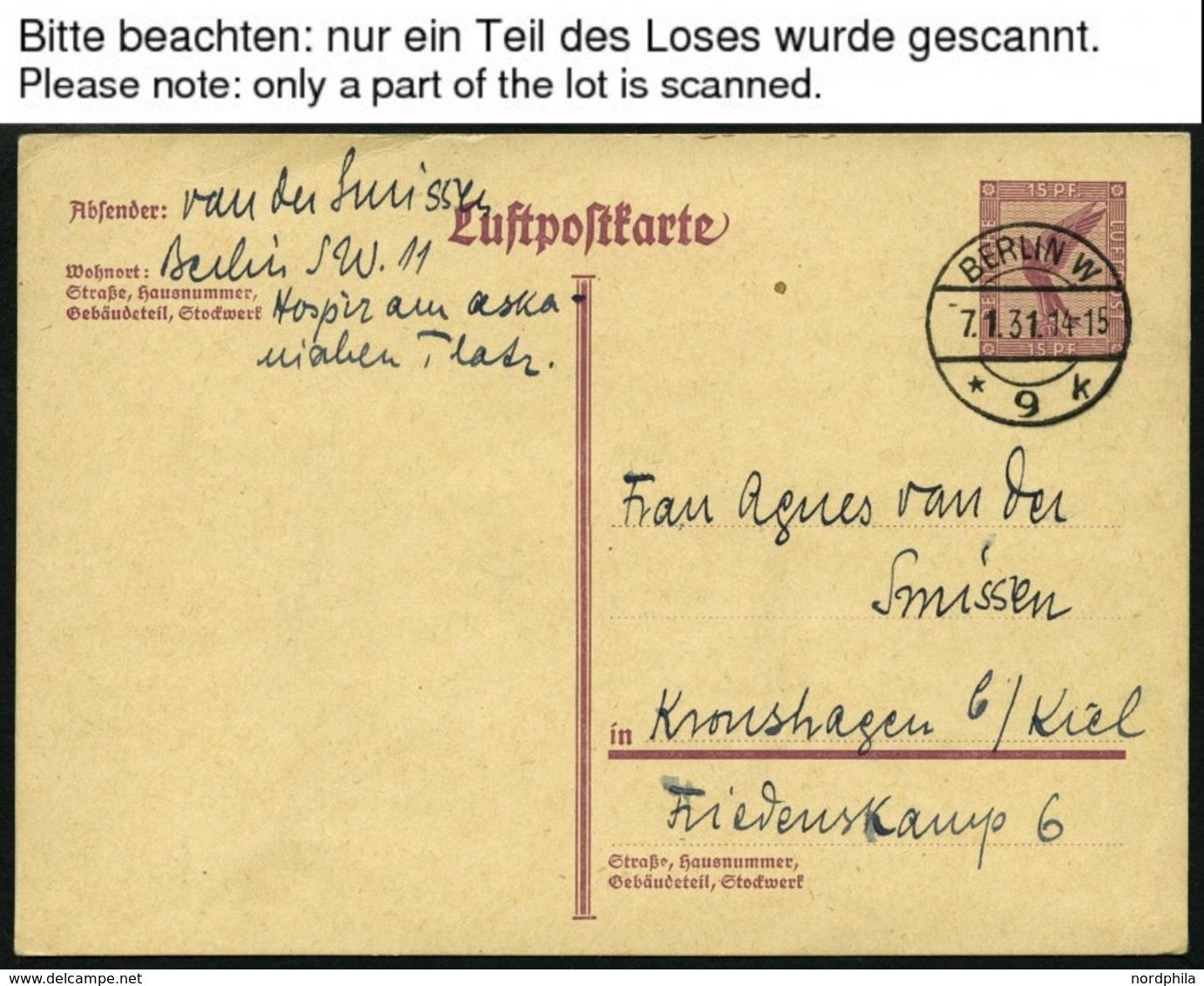 GANZSACHEN Ca. 1924-32, Partie Von 85 Wohl Nur Verschiedenen Gebrauchten Karten, Etwas Unterschiedlich - Other & Unclassified