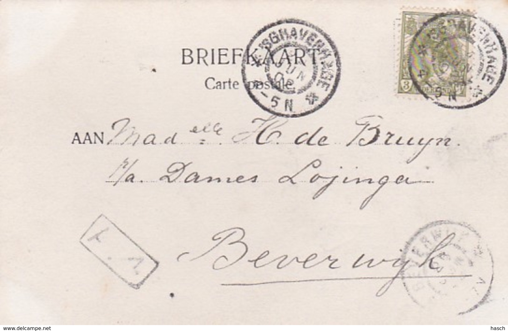 1854	196	Ergens In Nederland Twee Ophaalbruggen (poststempel , S Gravenhage) - Andere & Zonder Classificatie