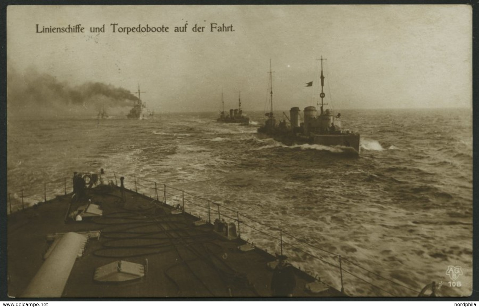 MSP VON 1914 - 1918 117 (4. Torpedoboot-Halbflottille), 25.6.16, FP-Fotokarte, Pracht - Turchia (uffici)