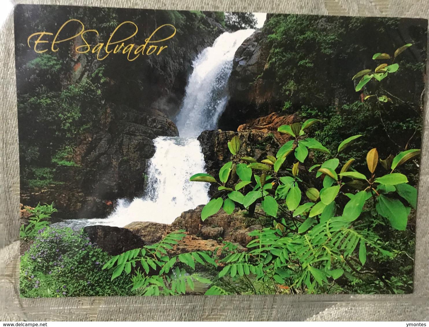 Circulated Postcard El Salvador 2012 Landscape  , ( Church And Lions Club Stamps ) - El Salvador