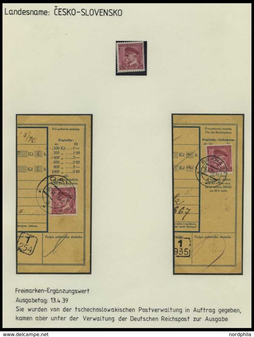 BÖHMEN UND MÄHREN Brief,** , 1939-45, interessante Sammlung Böhmen und Mähren in 2 Bänden, der Hauptwert liegt in den 60