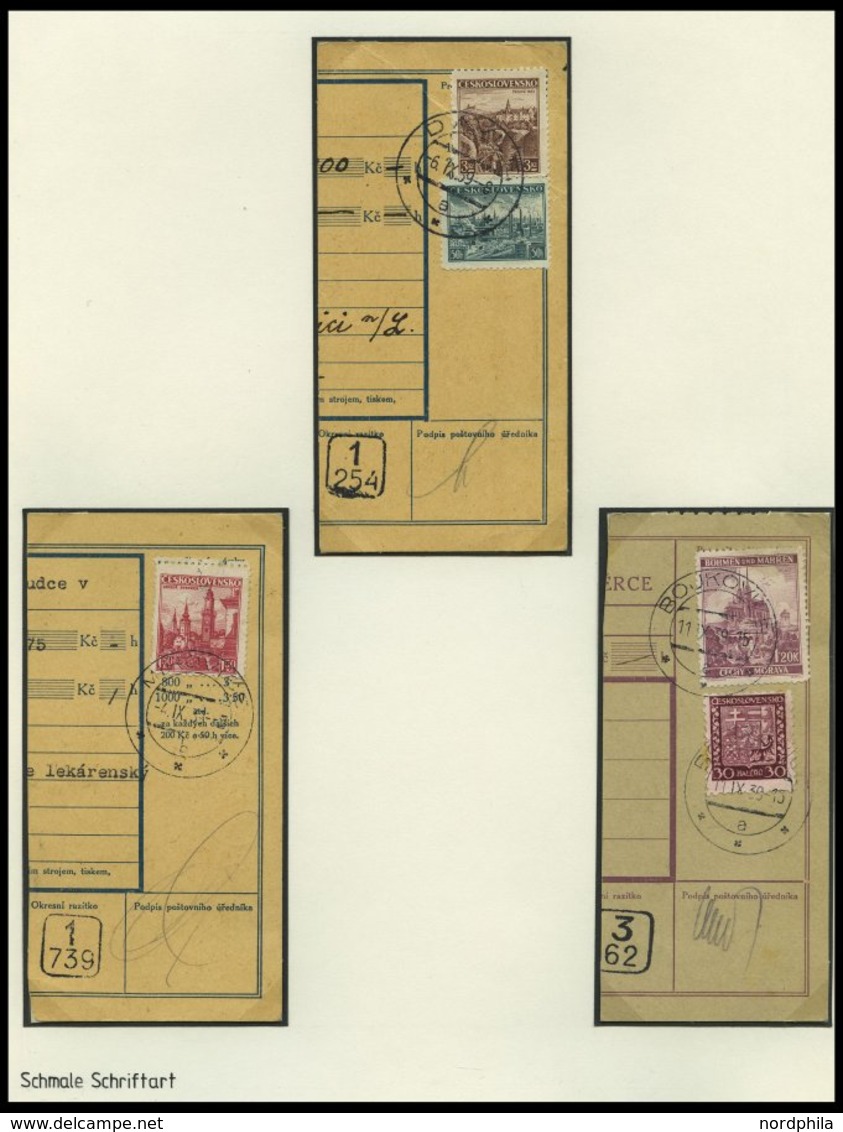 BÖHMEN UND MÄHREN Brief,** , 1939-45, interessante Sammlung Böhmen und Mähren in 2 Bänden, der Hauptwert liegt in den 60