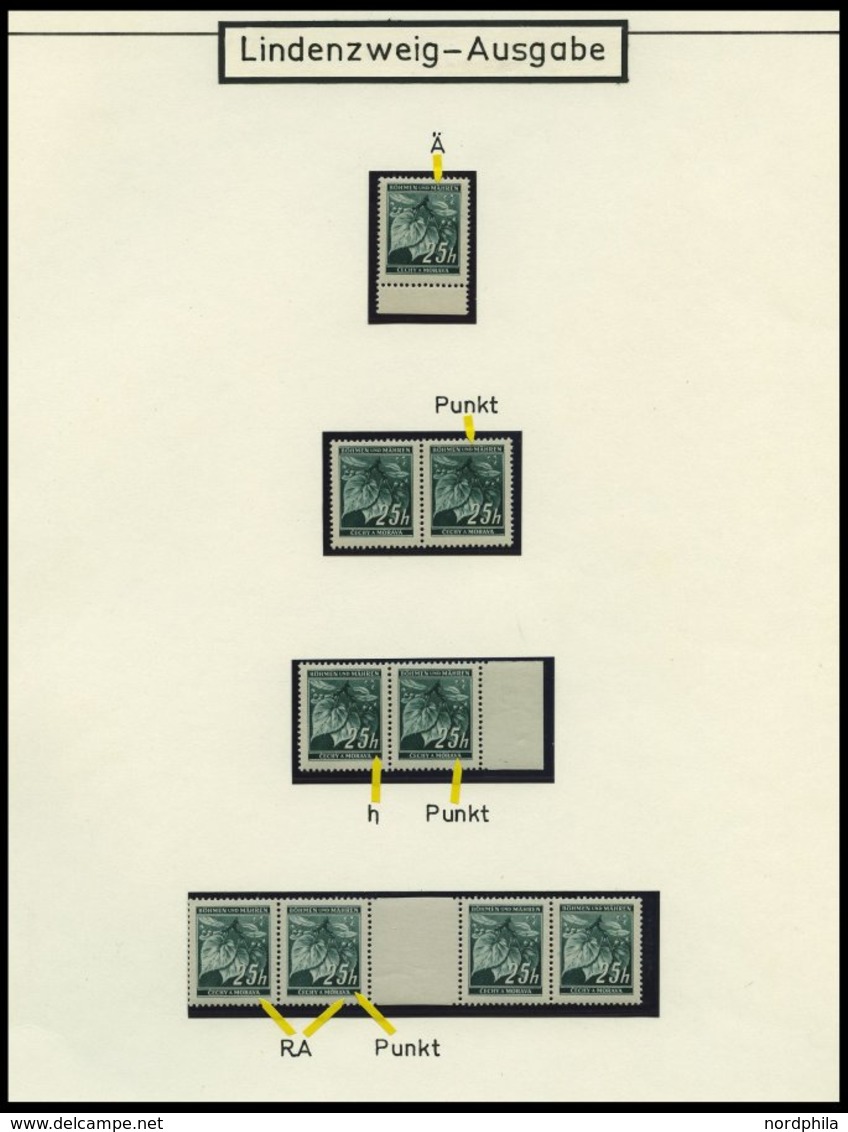 BÖHMEN UND MÄHREN Brief,** , 1939-45, interessante Sammlung Böhmen und Mähren in 2 Bänden, der Hauptwert liegt in den 60