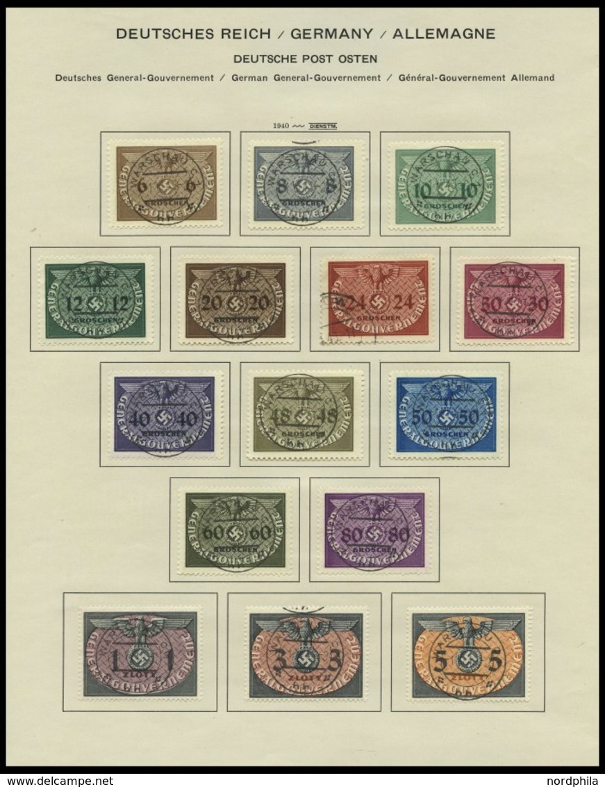 SAMMLUNGEN U. LOTS O,*,** , Zweifach Gesammelte Sammlung Bes.Geb.II Incl. Böhmen Und Mähren Und Generalgouvernement, Fas - Bezetting 1938-45