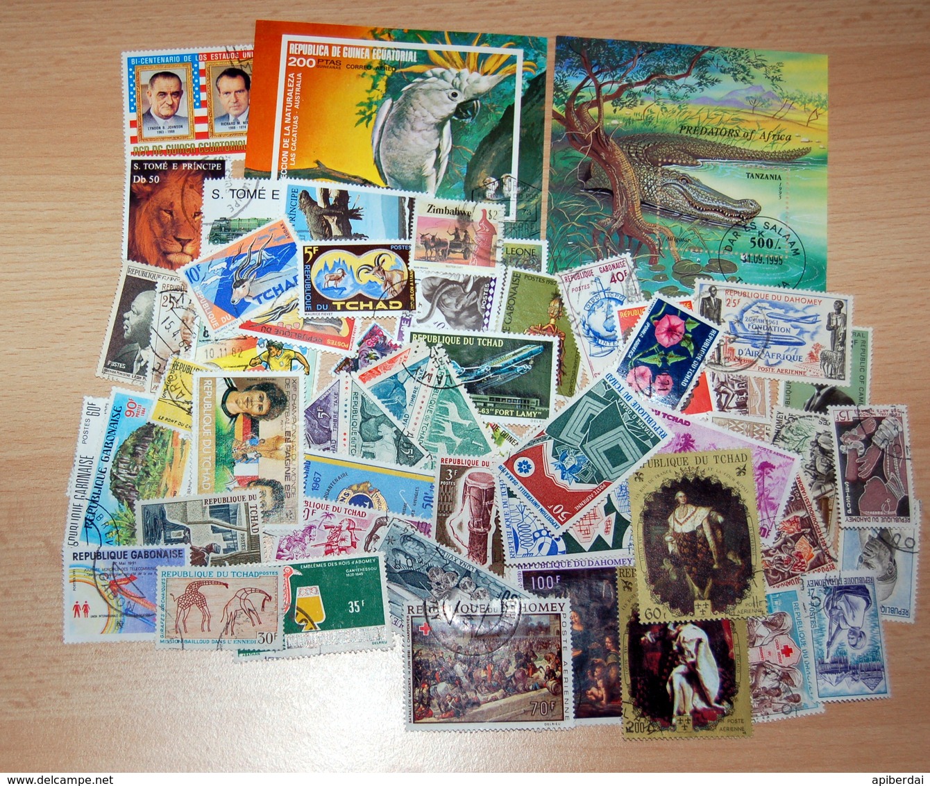 Afrique - Small Batch Of 60 Differents Stamps From Africa Used - Lots & Kiloware (mixtures) - Max. 999 Stamps