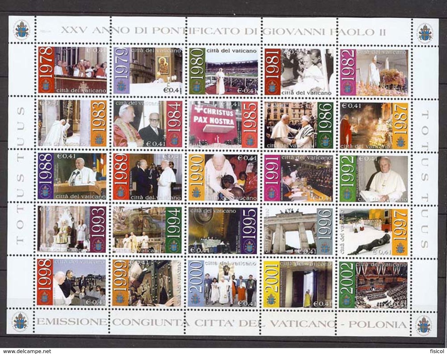 2003 VATICANO -  Annata Completa  MNH-VF ** - Années Complètes