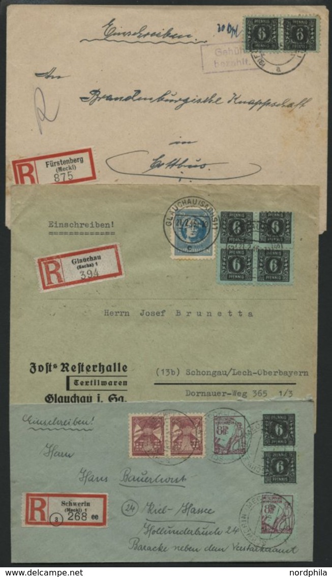 MECKLENBURG-VORPOMMERN Brief , Reichhaltige Briefsammlung Mecklenburg Vorpommern Von 73 Verschiedenen Belegen, Fast Nur  - Altri & Non Classificati