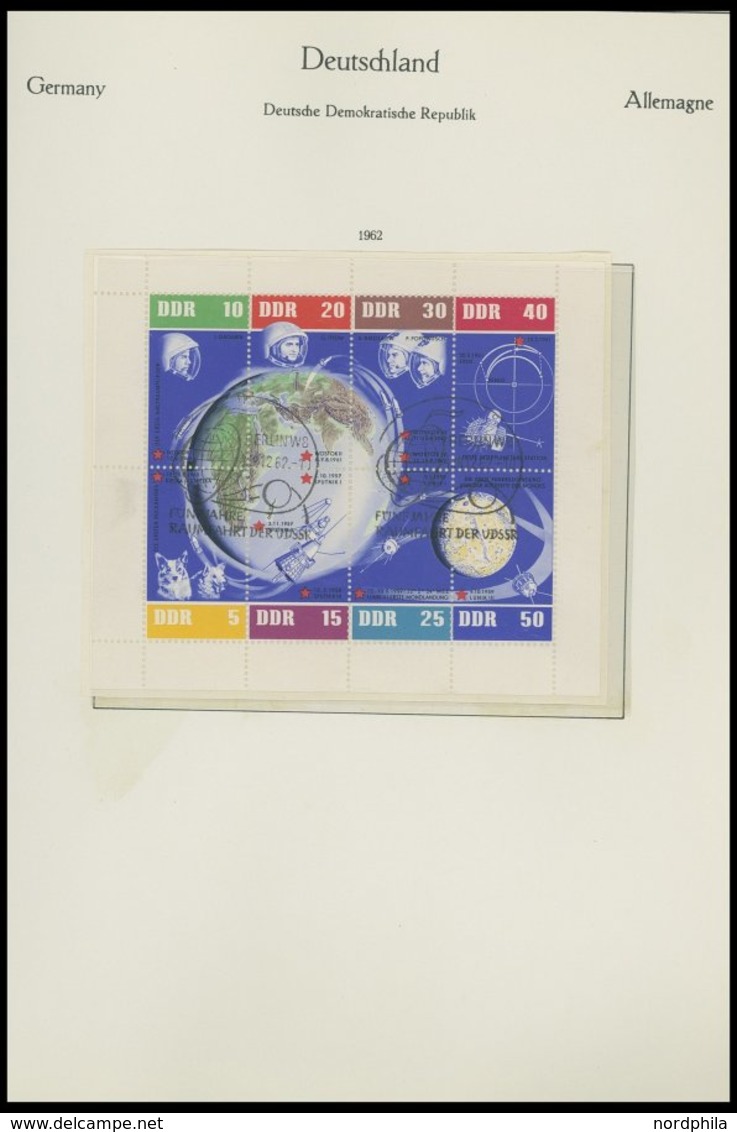 SAMMLUNGEN O, Komplette Gestempelte Sammlung DDR Von 1957-1974 Im KA-BE Falzlosalbum (Text Ab 1949), Prachterhaltung - Collezioni
