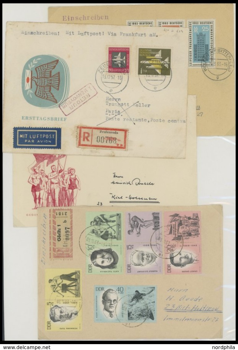 LOTS 1963-67, Partie Von 44 Meist Bedarfsbelegen, Meist Prachterhaltung - Colecciones