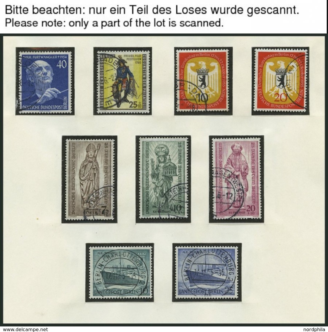 SAMMLUNGEN O, 1955-79, Kompletter Sammlungsteil Im Falzlosalbum, Fast Nur Prachterhaltung - Autres & Non Classés