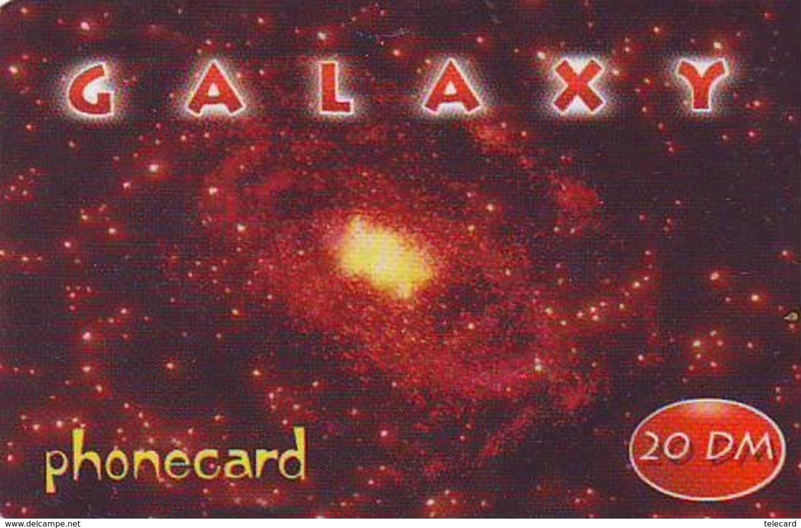 Carte Prépayée * ESPACE (1028) GALAXY * GLOBE * SATELLITE * TERRESTRE * MAPPEMONDE  Karte PREPAID CARD - Raumfahrt