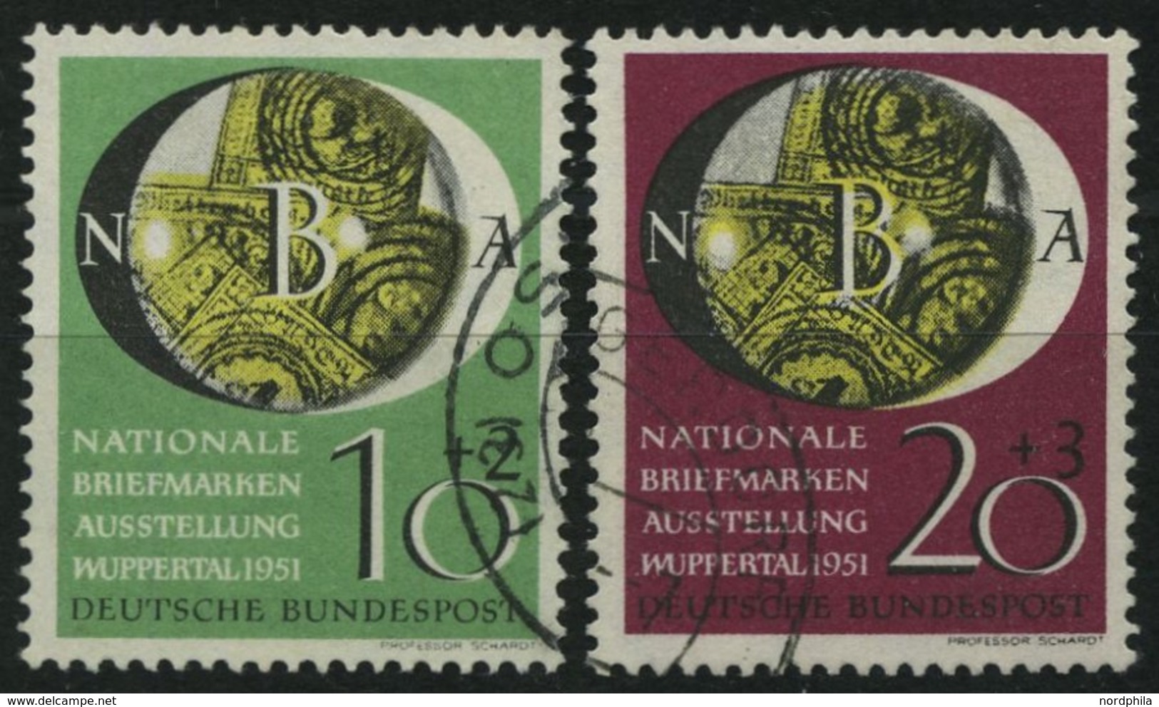 BUNDESREPUBLIK 141/2 O, 1951, NBA, Pracht, Mi. 100.- - Other & Unclassified