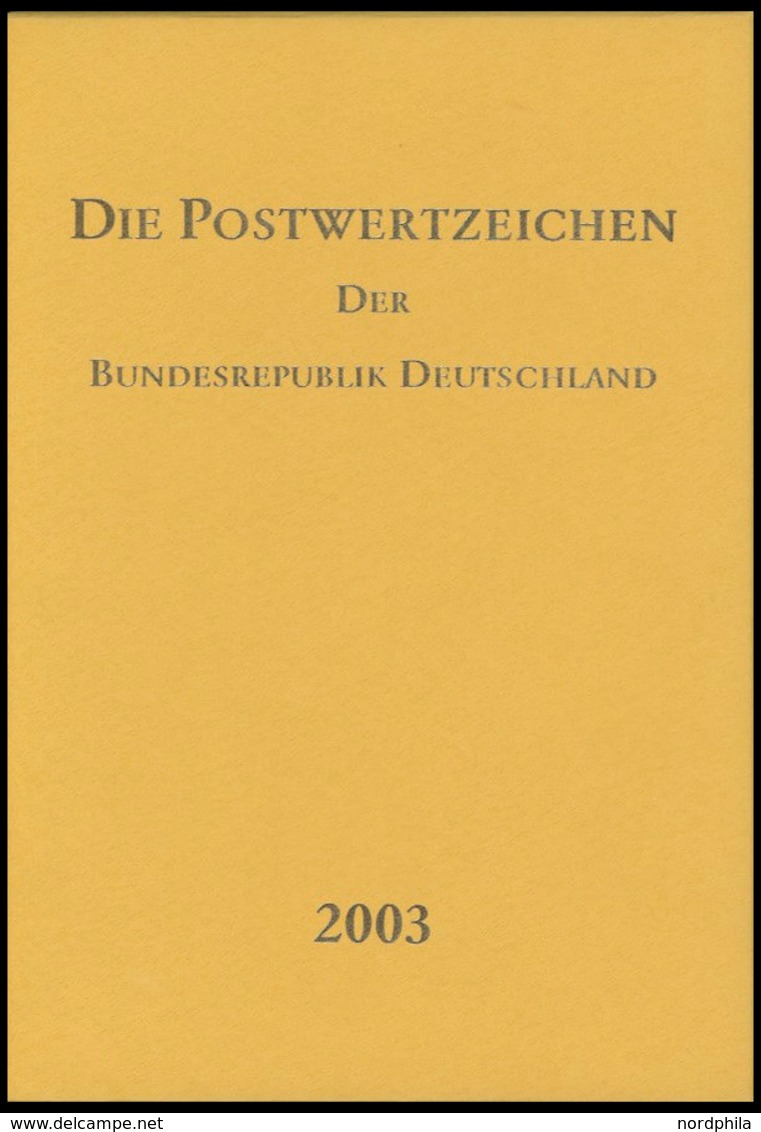 JAHRESZUSAMMENSTELLUNGEN J 31 **, 2003, Jahreszusammenstellung, Postfrisch, Pracht, Postpreis EURO 75.- - Collections