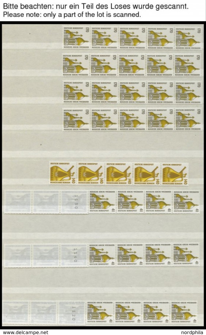 ROLLENMARKEN Aus 1340-1938 **, 1987-94, Dublettenpartie Rollenmarken Sehenswürdigkeiten, Pracht - Rolstempels