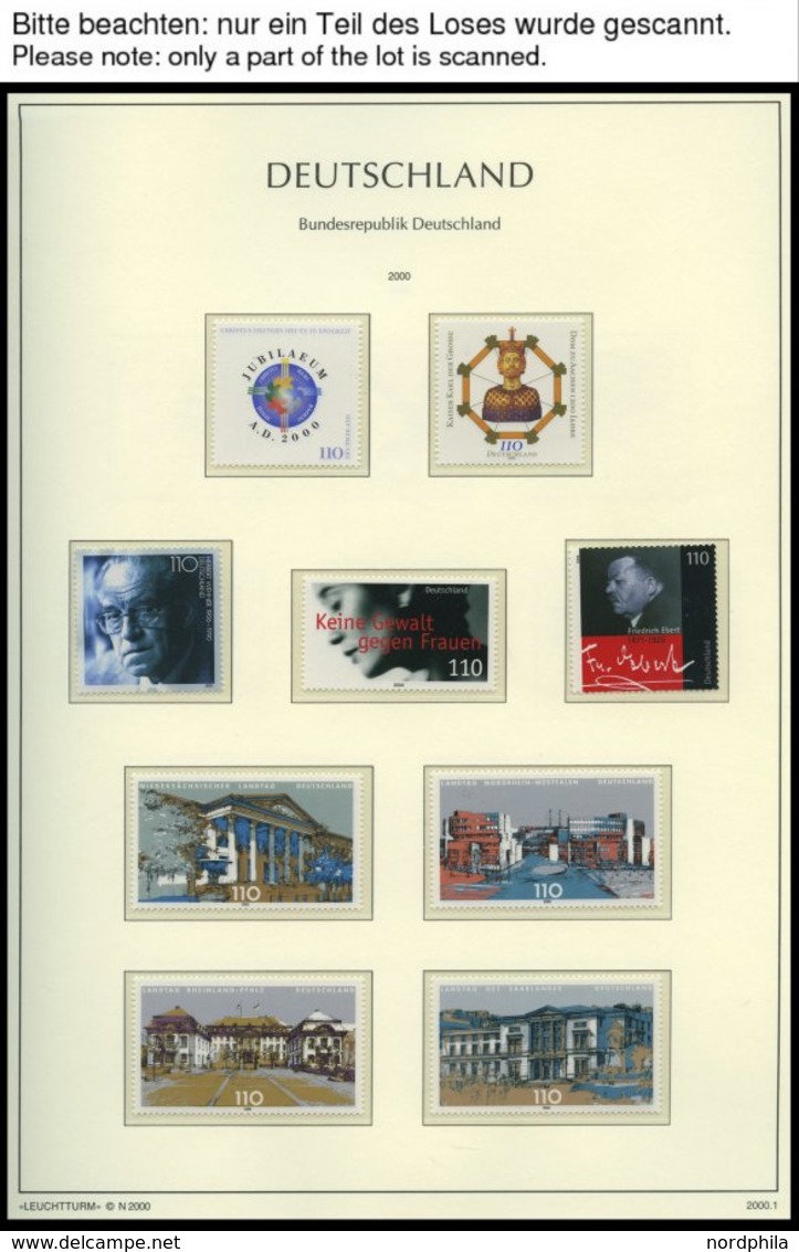 SAMMLUNGEN **, 2000-2012, Komplette Postfrische Prachtsammlung Im Leuchtturm Falzlosalbum - Used Stamps