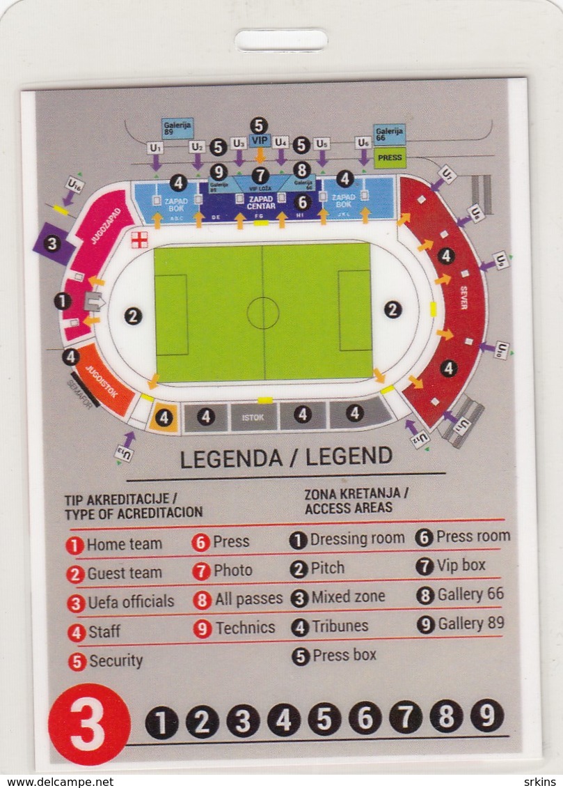 Official UEFA Ticket FC FK Vojvodina Novi Sad FC Viktoria Plzen Czech  27.Aug 2015. Fc Football Match Europa League - Tickets D'entrée