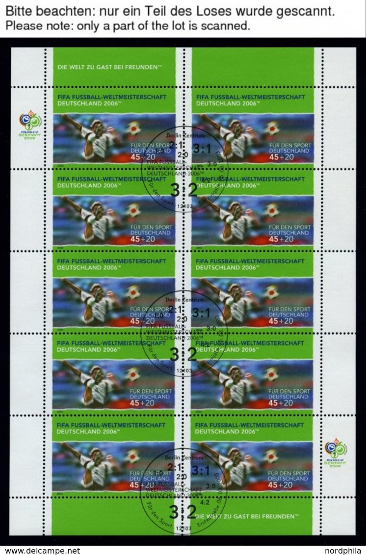 LOTS KB O, 1995-2003, 4 Verschiedene Kleinbogensätze: Mi.Nr. 1777-80, 1786, 1797-1801 Und 2324-28 Mit Zentrischen Erstta - Used Stamps