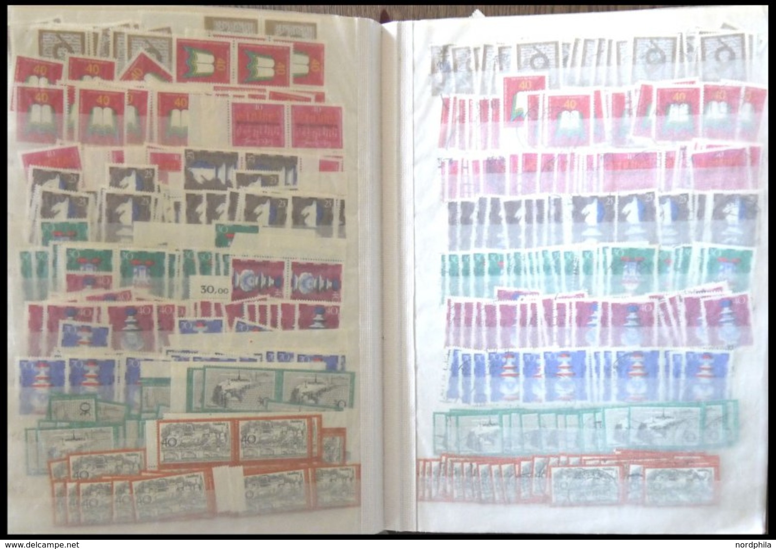 LOTS **,o , Prall Gefülltes Händlerlager Bundesrepublik Von 1969-75, Die Marken Meist Bis Zu 20-30x In Jeder Erhaltung V - Oblitérés