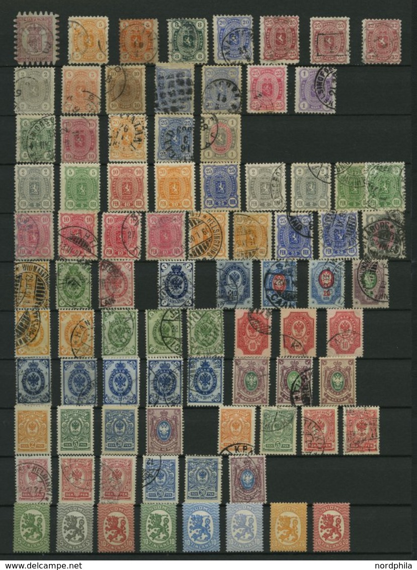 SAMMLUNGEN O,* , Alter Sammlungsteil Bis 1927 Auf Einsteckseiten, Einige Gute Mittlere Werte, Insgesamt 230 Marken, Meis - Collections