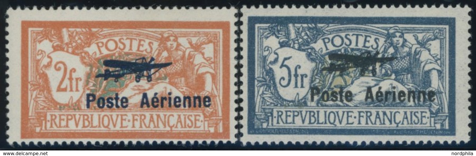 FRANKREICH 220/1 **, 1927, Flug- Und Navigationsausstellung, Pracht, Mi. 650.- - Andere & Zonder Classificatie