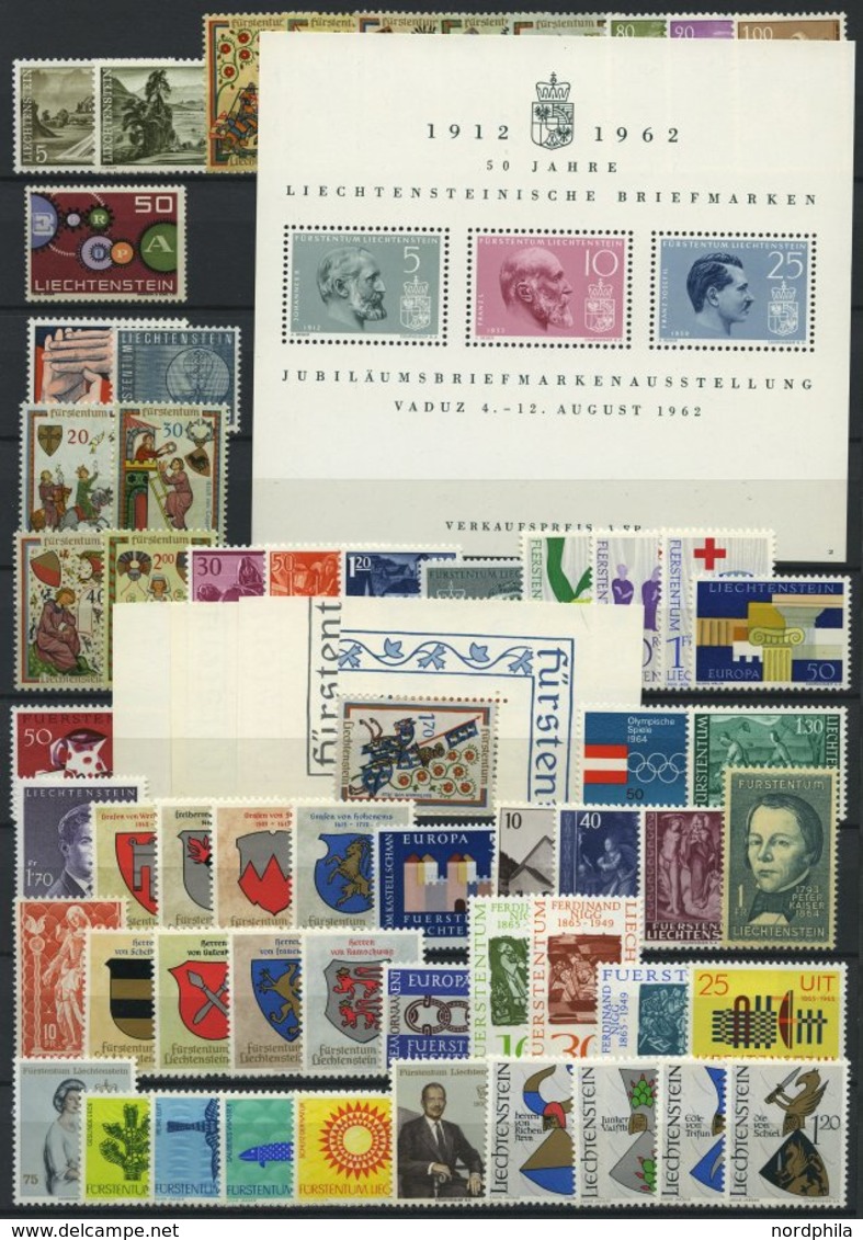 SAMMLUNGEN **, Komplette Postfrische Sammlung Liechtenstein Von 1961-69, Prachterhaltung - Collections