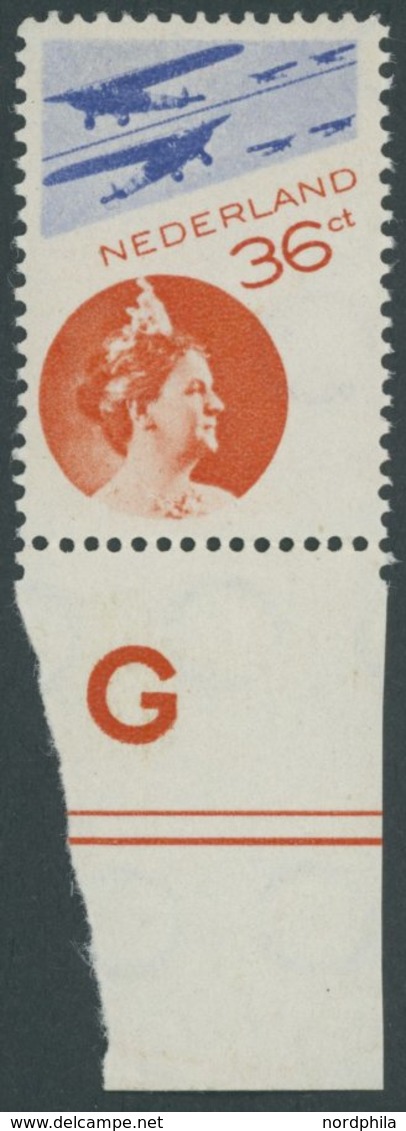 NIEDERLANDE 241B **, 1933, 36 C. Flugpost, Gezähnt K 141/4:131/4, Postfrisch, Pracht, Mi. 90.- - Nederland