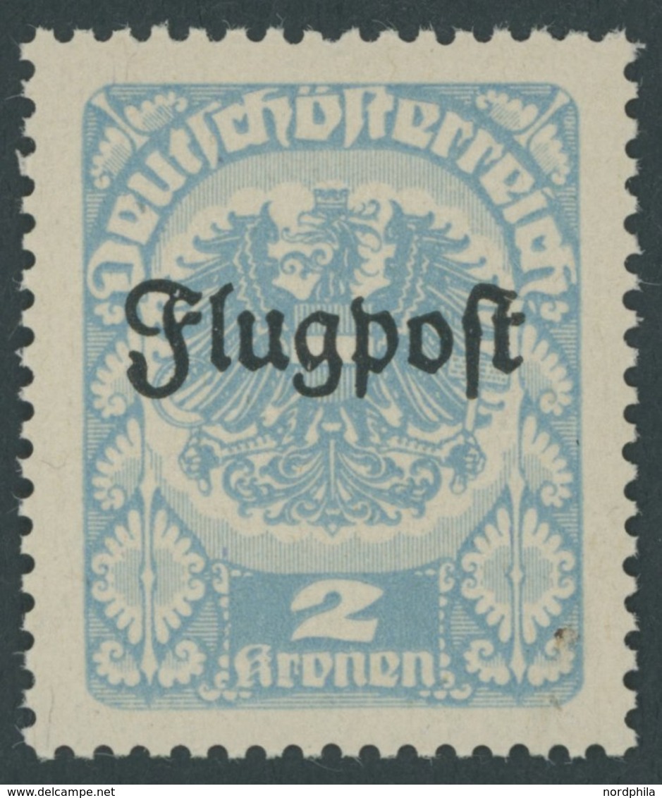 ÖSTERREICH 1918-1938 III **, 1922, 2 Kr. Grünlichblau, Postfrisch, Pracht, Mi. 80.- - Other & Unclassified