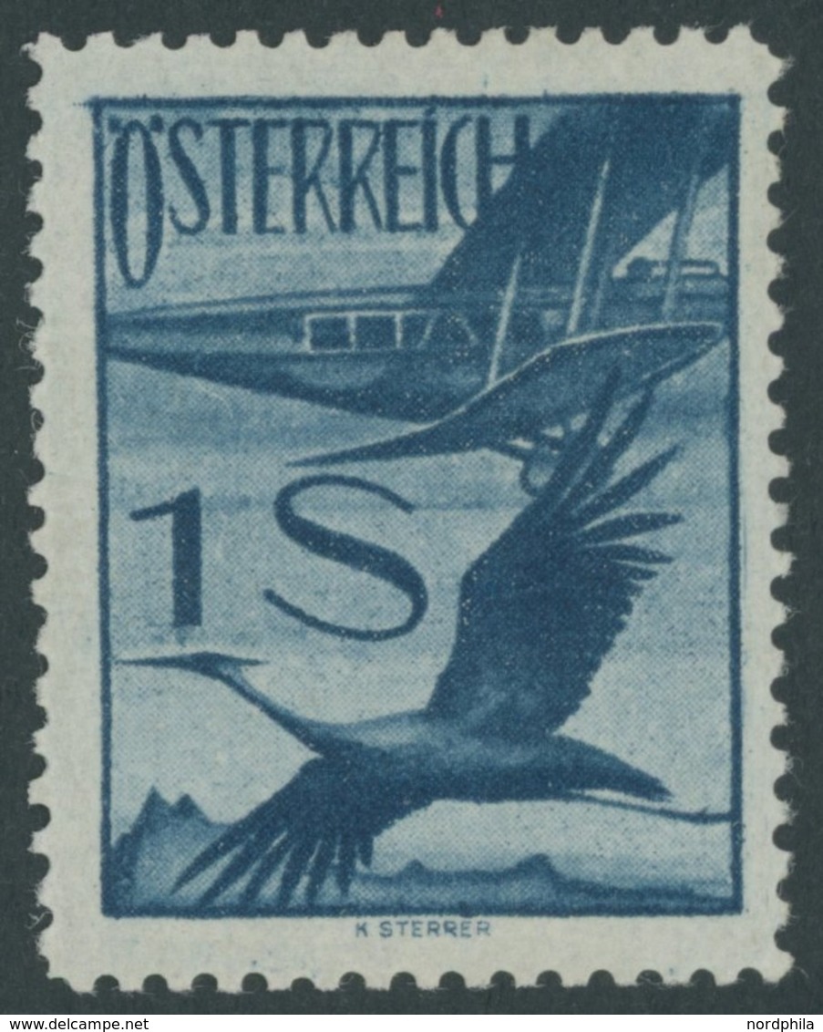 ÖSTERREICH 1918-1938 483 **, 1925, 1 S. Dunkelviolettultramarin, Postfrisch Pracht, Mi. 80.- - Altri & Non Classificati