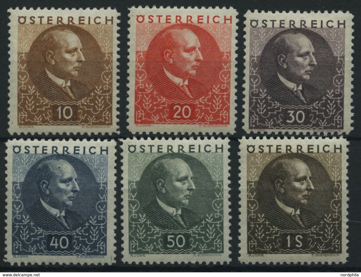 ÖSTERREICH 512-17 *, 1930, Lungenheilstädten, Falzrest, Prachtsatz - Altri & Non Classificati