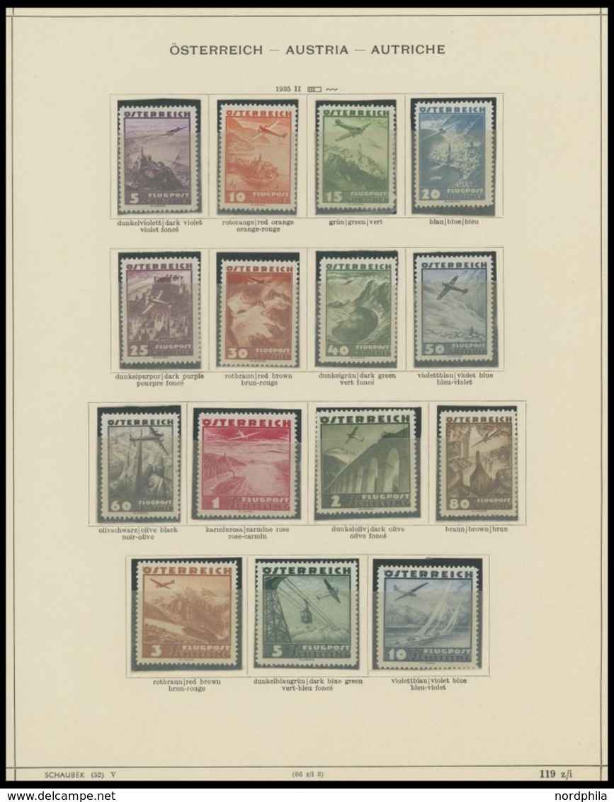 SAMMLUNGEN O,* , Sammlungsteil Österreich Von 1883-1937 Mit Guten Mittleren Ausgaben, Meist Prachterhaltung - Collections