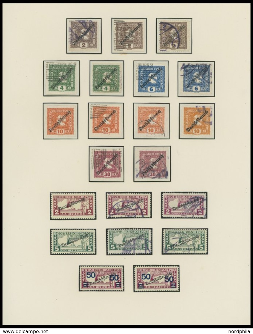 SAMMLUNGEN O,* , 1918-37, Sammlung Österreich Mit Vielen Mittleren Werten Und Sätzen, Meist Prachterhaltung - Verzamelingen