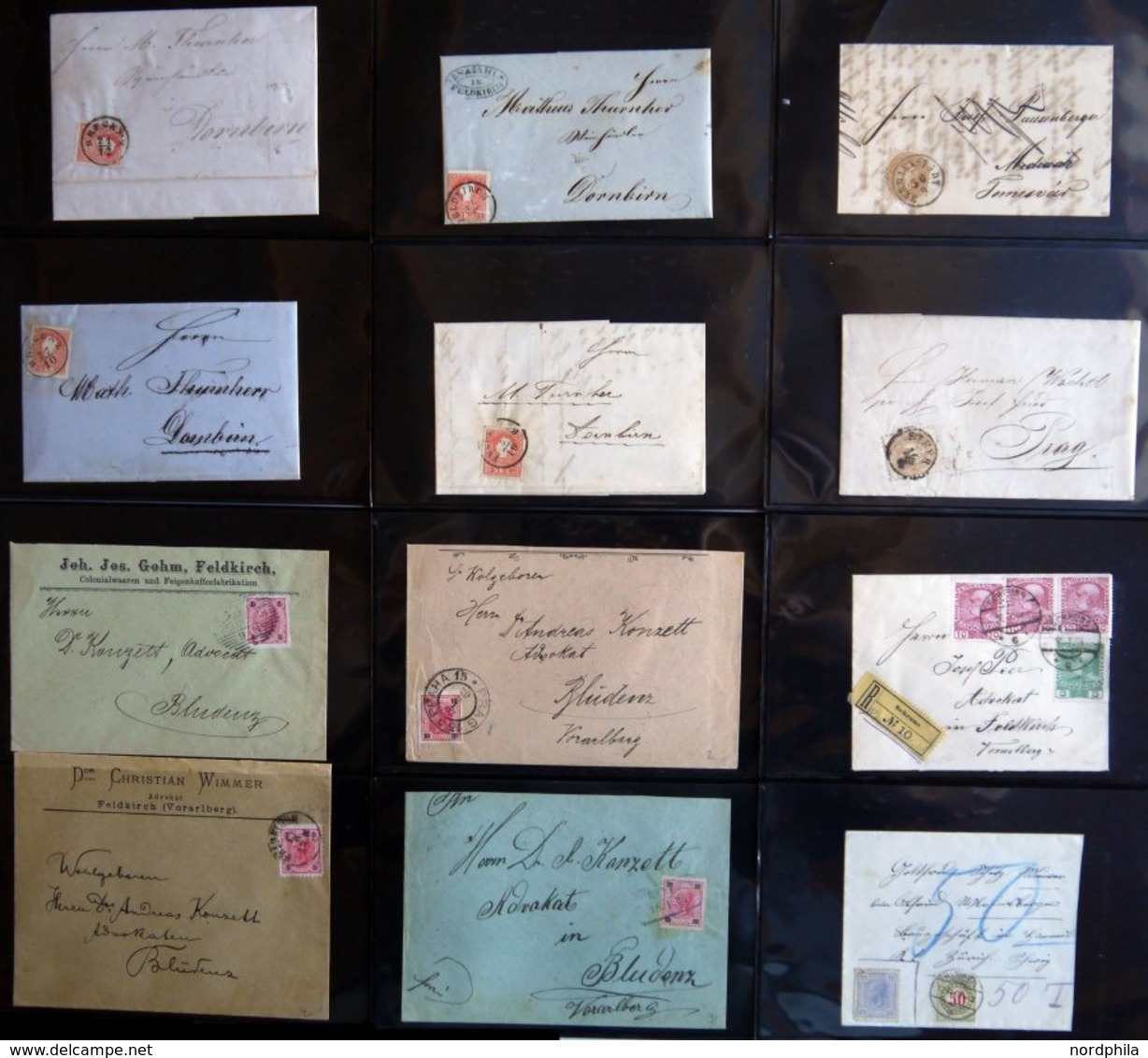 LOTS 1858-1908, Kleine Partie Von 26 Belegen, Feinst/Pracht, Besichtigen! - Collections