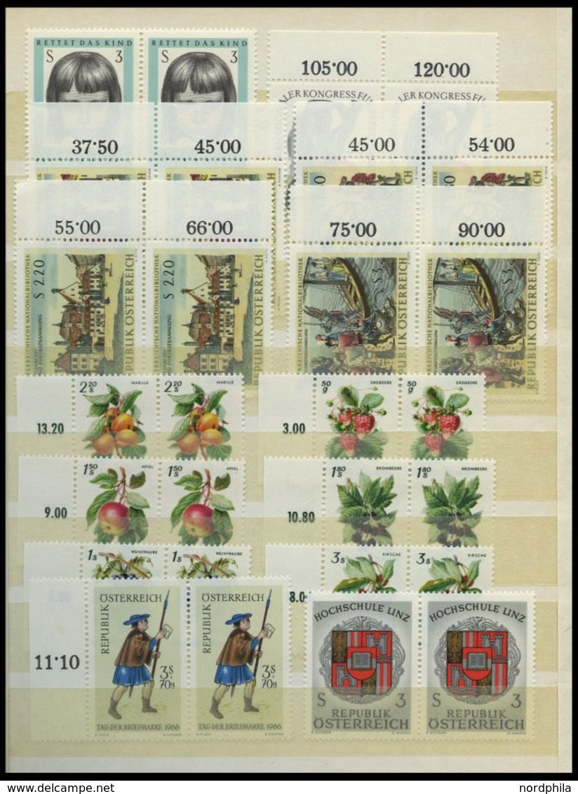 LOTS **, Postfrische Partie Verschiedener Kompletter Ausgaben Von 1947-88 Mit Einigen Dubletten, Prachterhaltung - Verzamelingen