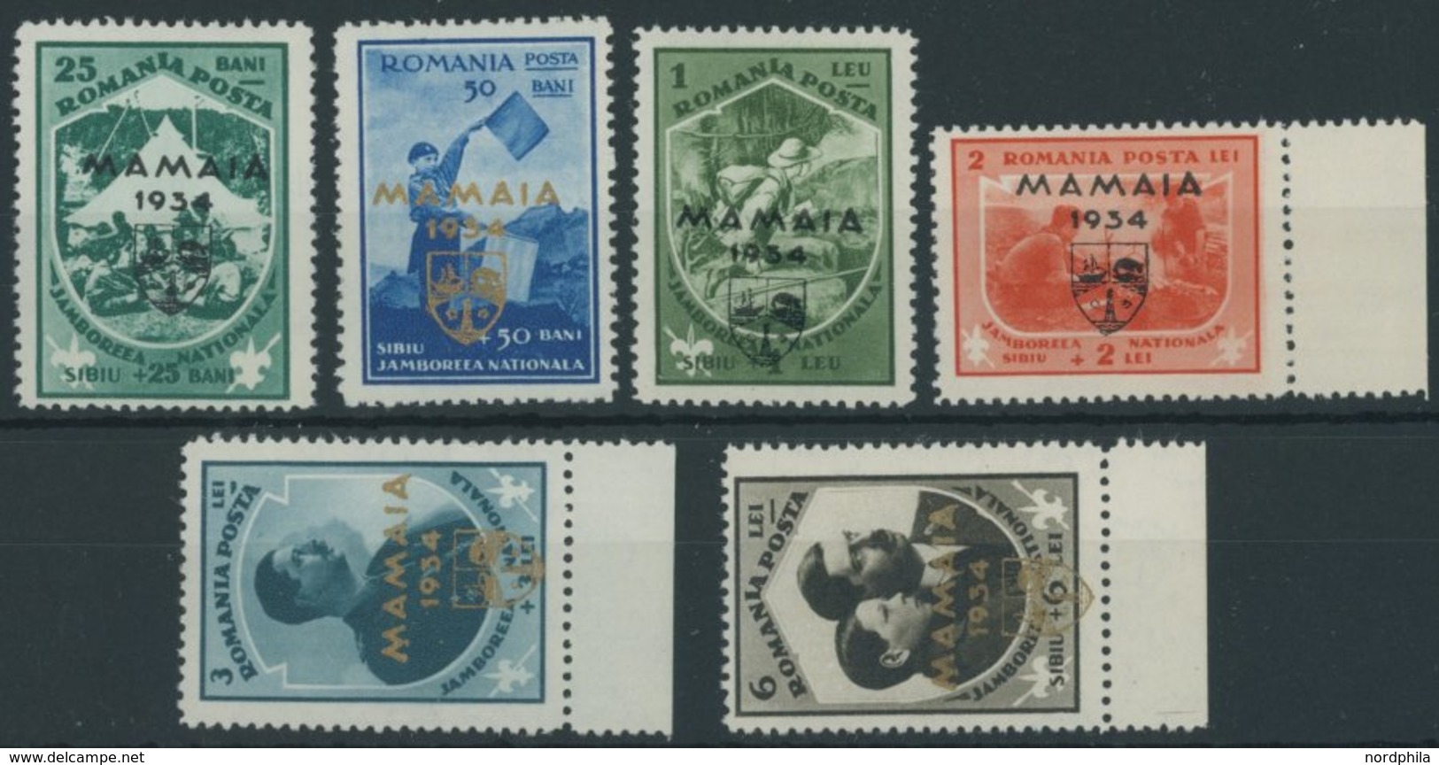 RUMÄNIEN 468-73 **, 1934, Pfadfinder-Lager Mamaia, Postfrischer Prachtsatz, Mi. 110.- - Andere & Zonder Classificatie