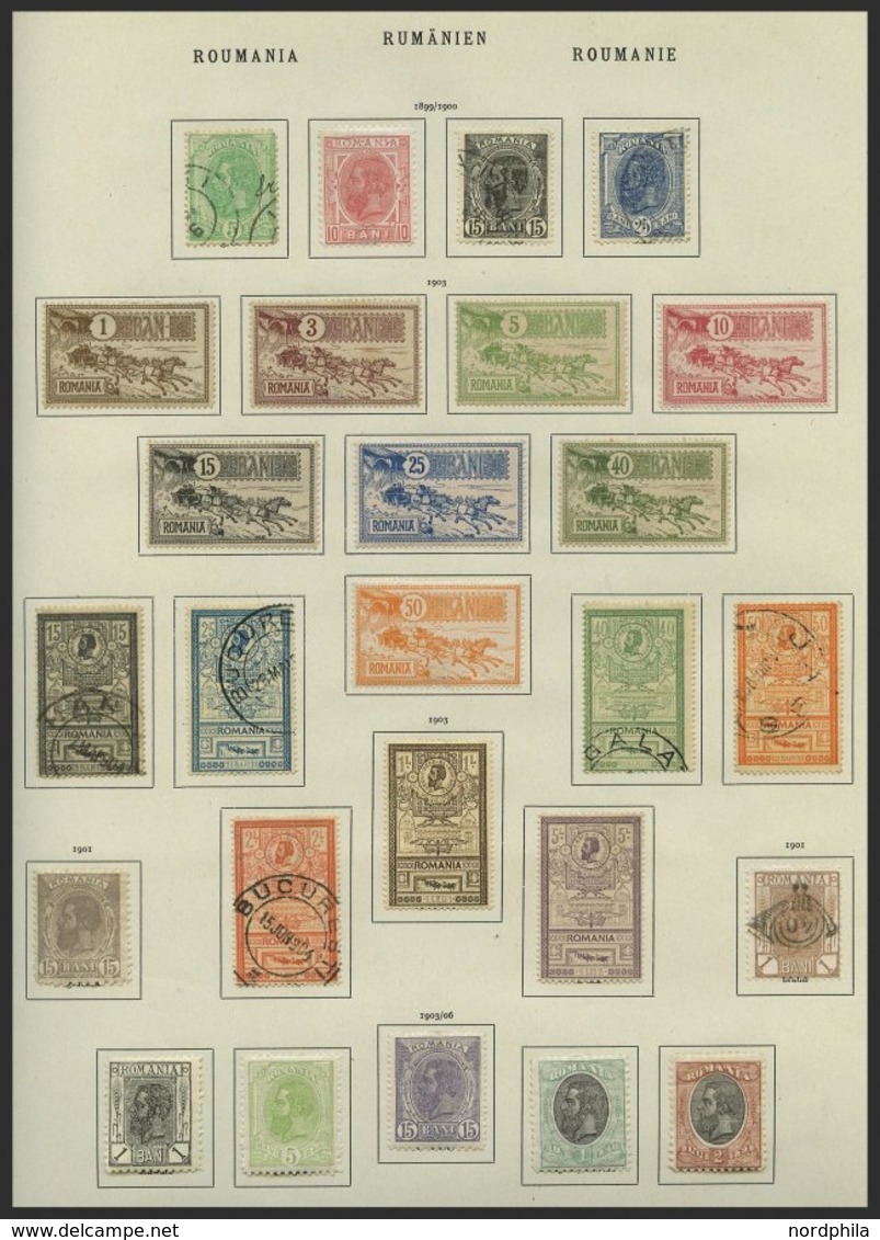 SAMMLUNGEN, LOTS *, O, 1862-1918, Interessante Alte Teilsammlung, Mi.Nr. 36-250 Ziemlich Komplett Mit Mi.Nr. 146-53, 160 - Other & Unclassified