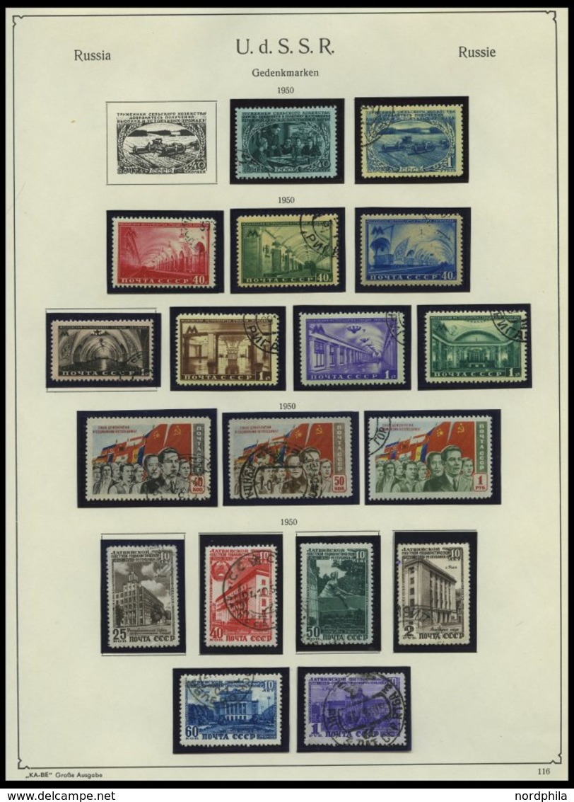 SAMMLUNGEN, LOTS O,**,* , Sammlung Russland Mit Sowjetunion Bis 1955, Die Ersten Jahre Schwach Vertreten, Mit Vielen Gut - Collections