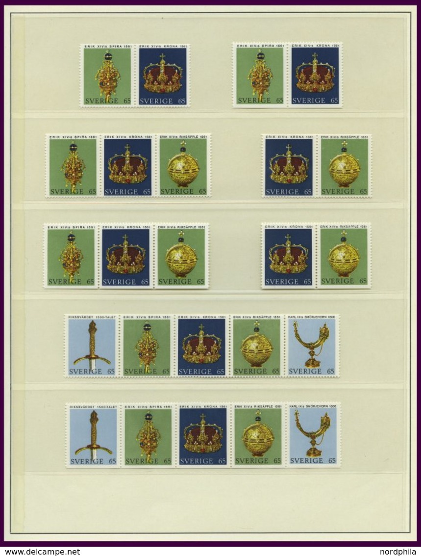 ZUSAMMENDRUCKE A.S 93-S 219 **, 1970-74, Postfrische Partie Verschiedener Zusammendrucke, Prachterhaltung, Mi. 222.- - Altri & Non Classificati