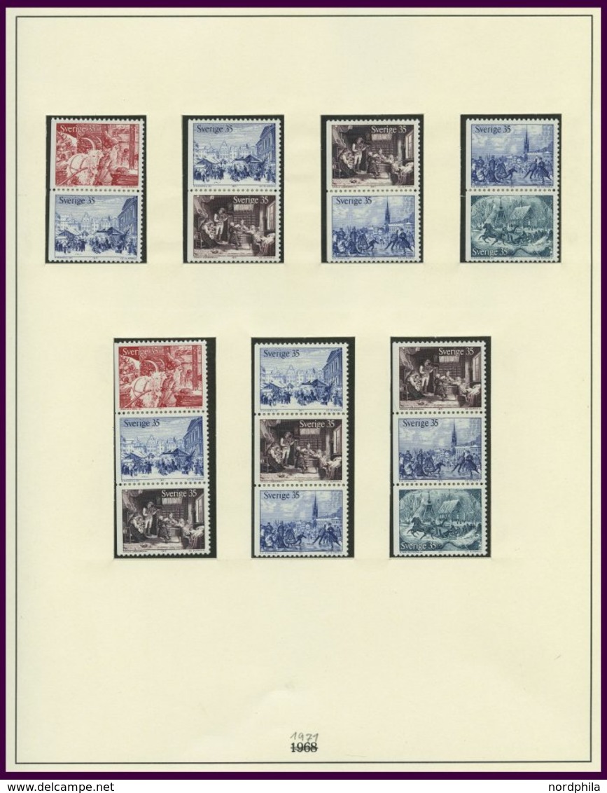 ZUSAMMENDRUCKE A.S 93-S 219 **, 1970-74, Postfrische Partie Verschiedener Zusammendrucke, Prachterhaltung, Mi. 222.- - Altri & Non Classificati