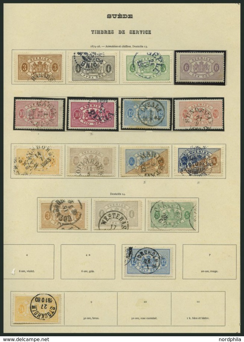 SAMMLUNGEN, LOTS O, *, 1858-1943, Sauberer Alter Sammlungsteil Auf Yvert-Seiten, Meist Feinst/Pracht, Mi. Ca. 1200.- - Verzamelingen