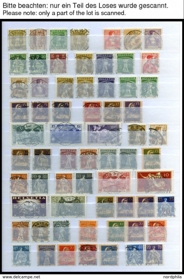 SAMMLUNGEN O,Brief , Sauber Gestempelte Sammlung Schweiz Von 1907-74 Im Einsteckbuch, Ab 1946 Recht Komplett, Prachterha - Collections