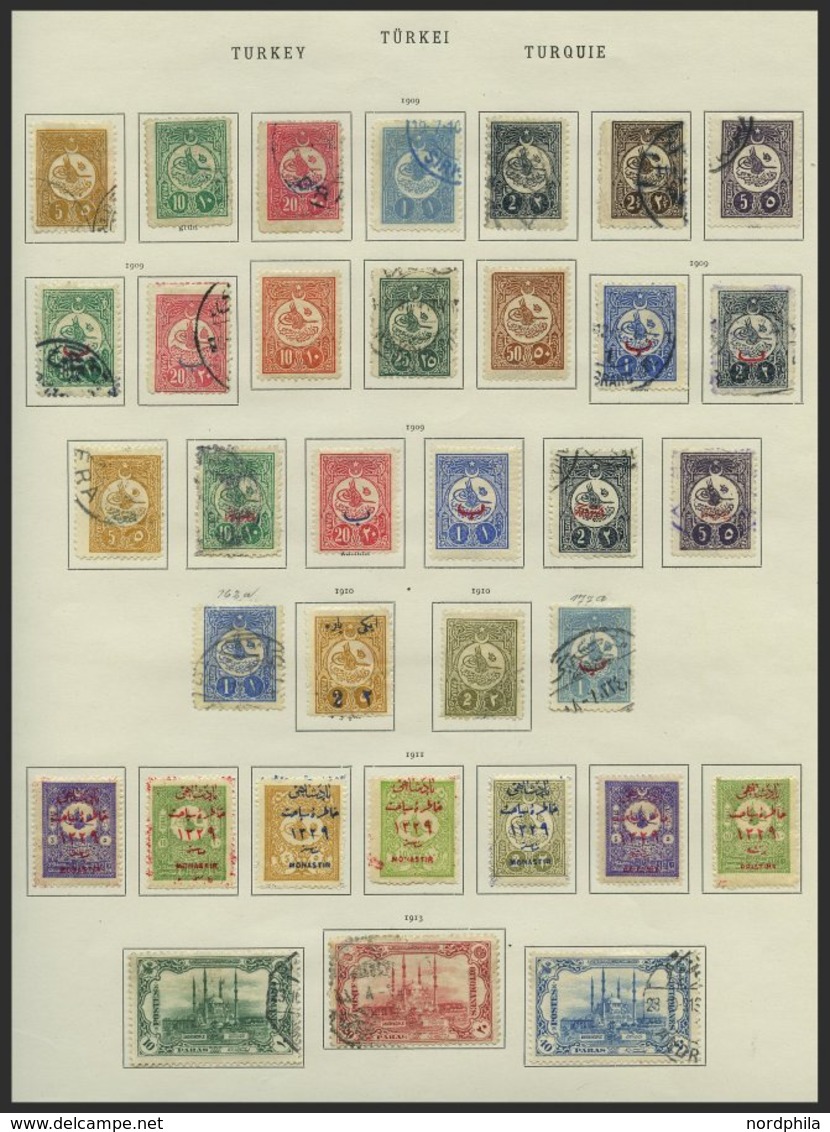 TÜRKEI O, *, 1882-1925, Interessanter Alter Sammlungsteil Mit Einigen Besseren Ausgaben, U.a. Mi.Nr. 212-21 *, 252-60 Ge - Otros & Sin Clasificación